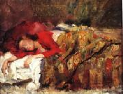 Lovis Corinth Young Woman Sleeping painting